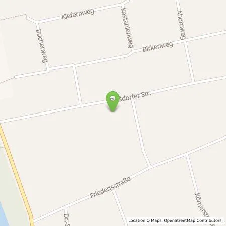 Standortübersicht der Tankstelle Enrico Grafe in 06774 Muldestausee