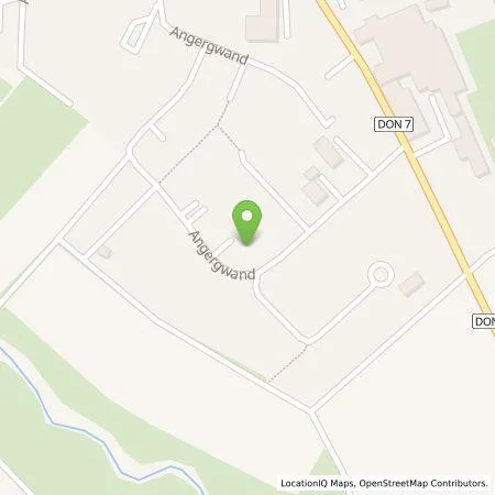 Standortübersicht der Tankstelle Erich Beck in 86720 Nördlingen