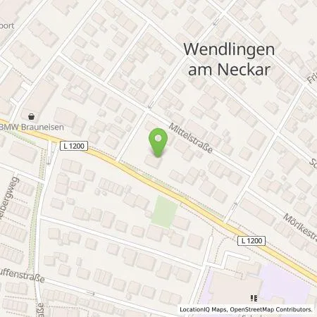 Standortübersicht der Tankstelle Eugen Kirsch in 73240 Wendlingen am Neckar