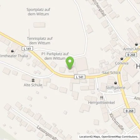 Standortübersicht der Tankstelle Fabian München in 66265 Heusweiler