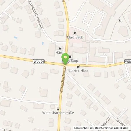 Standortübersicht der Tankstelle Fahrschule in 97084 Würzburg