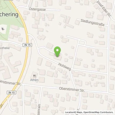 Standortübersicht der Tankstelle Fahrschule Sutor Inh. Christoph Enßlin in 85051 Ingolstadt