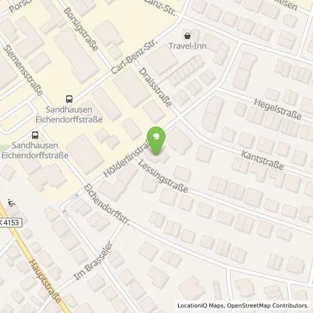Standortübersicht der Tankstelle Florian Hees in 69207 Sandhausen