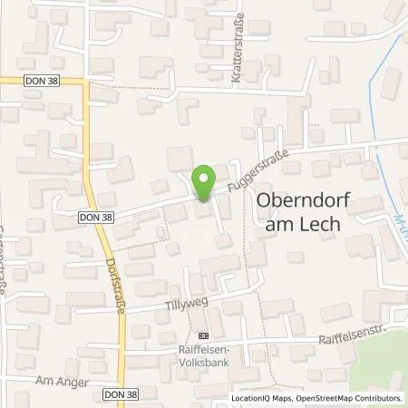 Standortübersicht der Tankstelle Florian Hiermeyer in 86698 Oberndorf am Lech