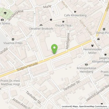 Standortübersicht der Tankstelle Frank Heinrichs in 41812 Erkelenz