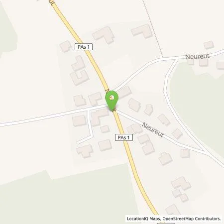 Standortübersicht der Tankstelle Frank Jagode in 94034 Passau