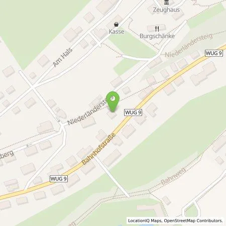 Standortübersicht der Tankstelle Franz Wiedenhofer in 91788 Pappenheim