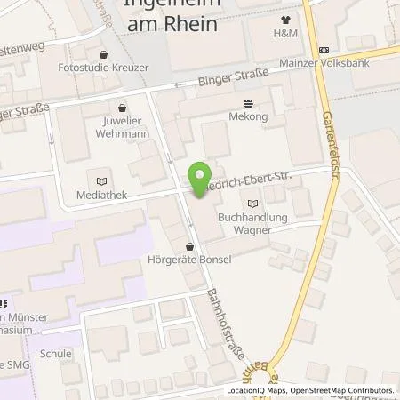 Standortübersicht der Tankstelle GEDEA-Ingelheim P.+V. GmbH in 55218 Ingelheim am Rhein