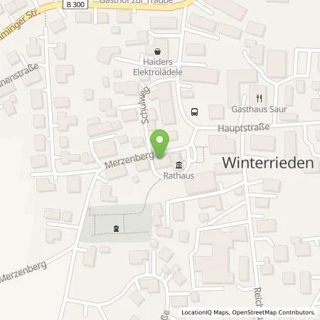 Standortübersicht der Tankstelle Gemeinde Winterrieden in 87785 Winterrieden