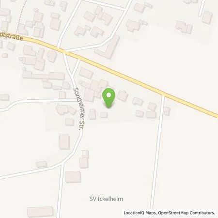 Standortübersicht der Tankstelle Georg Friedrich Thürauf in 91438 Bad Windsheim