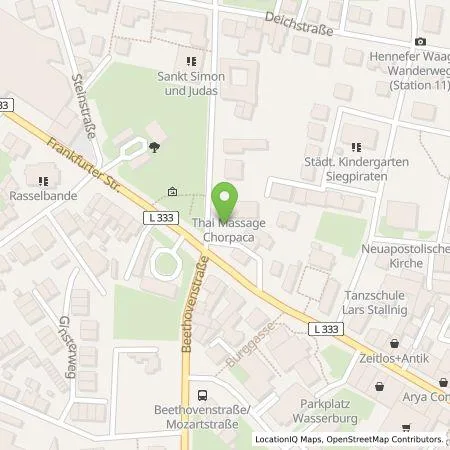 Standortübersicht der Tankstelle Gregor Paal in 53773 Hennef