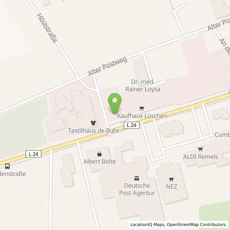 Standortübersicht der Tankstelle Guido Berends in 26670 Uplengen