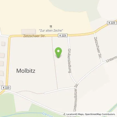 Standortübersicht der Tankstelle Günter Baltrusch in 04617 Rositz