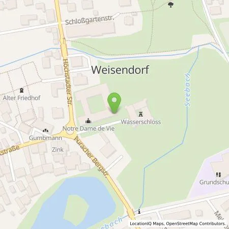 Standortübersicht der Tankstelle Günther Huber in 91085 Weisendorf