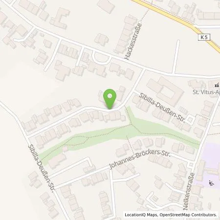 Standortübersicht der Tankstelle Hans Körsten in 41066 Mönchengladbach