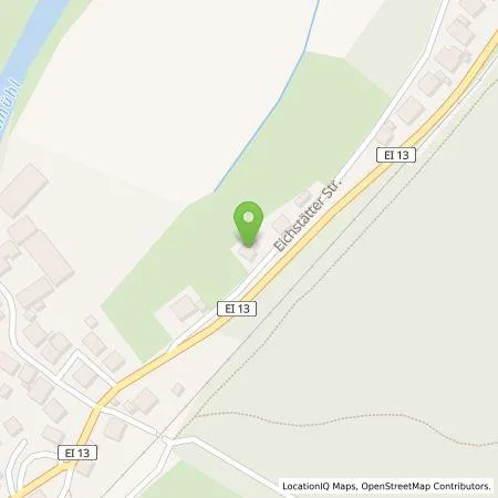 Standortübersicht der Tankstelle Harald Gulden in 85072 Eichstätt