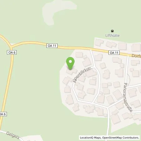 Standortübersicht der Tankstelle Harald Träger in 87477 Sulzberg