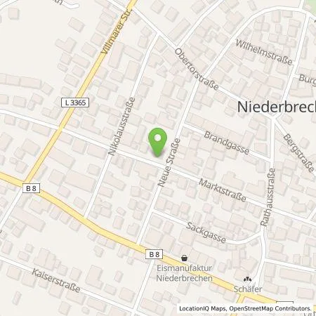 Standortübersicht der Tankstelle Harald Wingenbach in 65611 Brechen