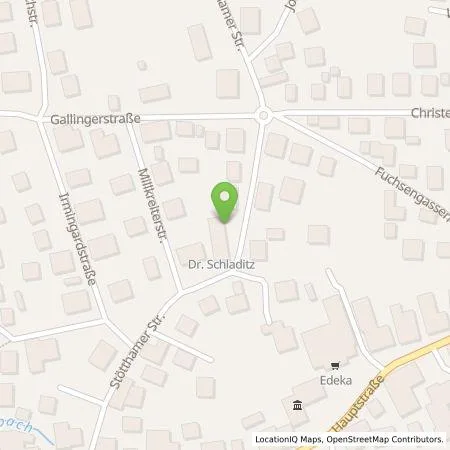 Standortübersicht der Tankstelle Hausarztpraxis Chieming in 83339 Chieming