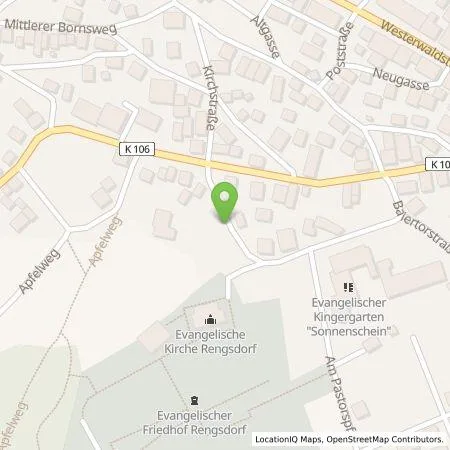 Standortübersicht der Tankstelle Haustechnik Tisch GmbH in 56579 Rengsdorf