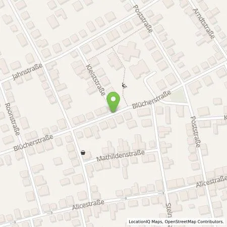 Standortübersicht der Tankstelle Heiderose Büchner in 68623 Lampertheim