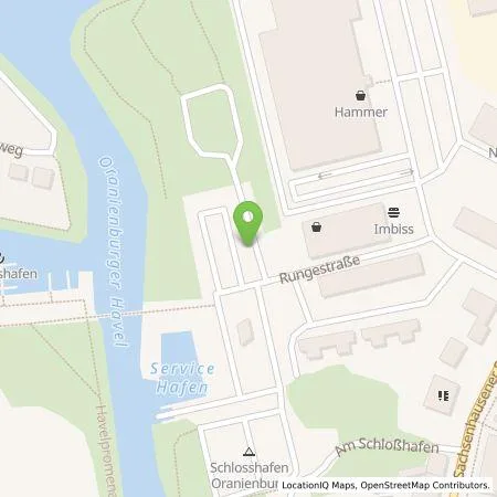 Standortübersicht der Tankstelle Helga Hahne in 16515 Oranienburg
