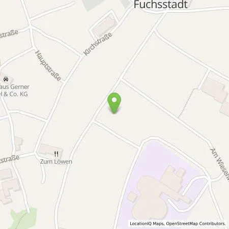 Standortübersicht der Tankstelle Horst Geier in 97727 Fuchsstadt