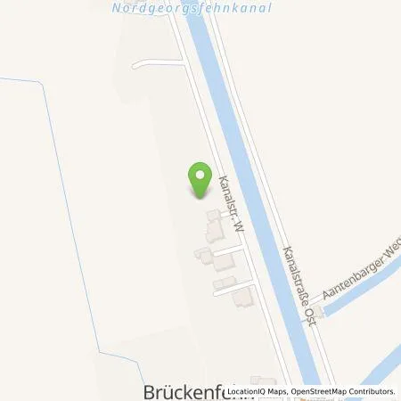 Standortübersicht der Tankstelle Horst Grebener in 26849 Filsum