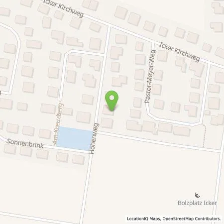 Standortübersicht der Tankstelle Hubert Lübbersmann in 49191 Belm