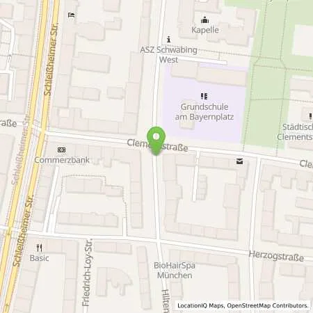 Standortübersicht der Tankstelle SWM Versorgungs GmbH in 80796 München