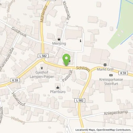 Standortübersicht der Tankstelle Ingo Schmiedicke in 48629 Metelen