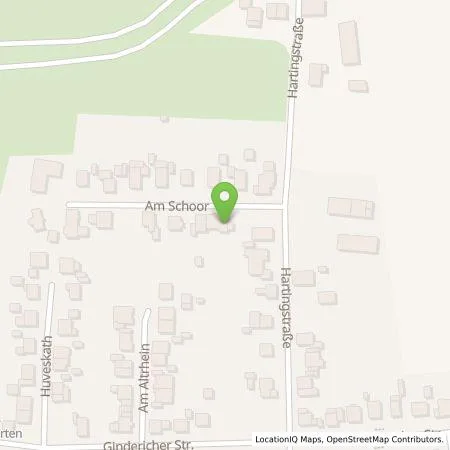 Standortübersicht der Tankstelle Iris  Balzen  in 46509 Xanten