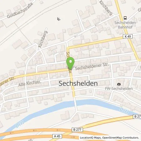 Standortübersicht der Tankstelle Jannik Klein in 35708 Haiger