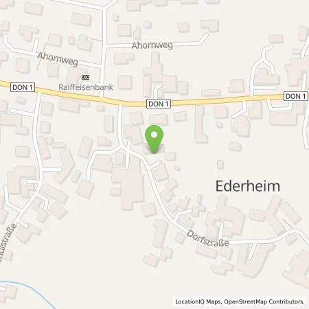 Standortübersicht der Tankstelle Jannis Schweier in 86739 Ederheim