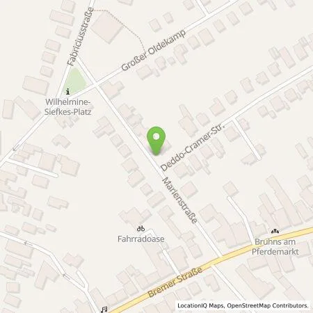 Standortübersicht der Tankstelle Jens Finger in 26789 Leer (Ostfriesland)