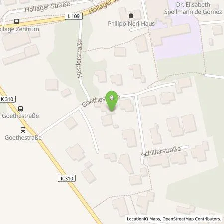 Standortübersicht der Tankstelle Jens Gajus in 49134 Wallenhorst