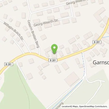 Standortübersicht der Tankstelle Jens Kothhuber in 07318 Saalfeld/Saale