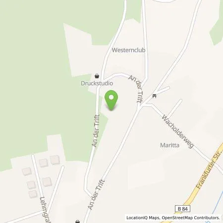 Standortübersicht der Tankstelle Jirka Chlouba in 36460 Krayenberggemeinde