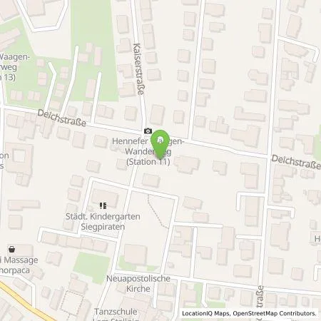 Standortübersicht der Tankstelle Jochen Richarz in 53773 Hennef (Sieg)