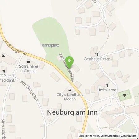 Standortübersicht der Tankstelle Johann Zach in 94127 Neuburg am Inn