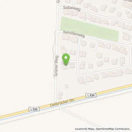 Standortübersicht der Tankstelle Johann Voth in 33161 Hövelhof