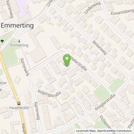 Standortübersicht der Tankstelle Johann Wiesmayer in 84547 Emmerting