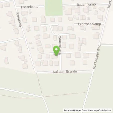 Standortübersicht der Tankstelle Johann  Kraft in 32832 Augustdorf