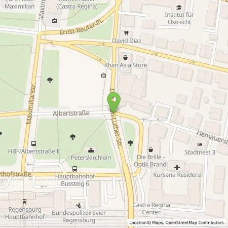 Standortübersicht der Tankstelle Johann  Schön in 93051 Regensburg