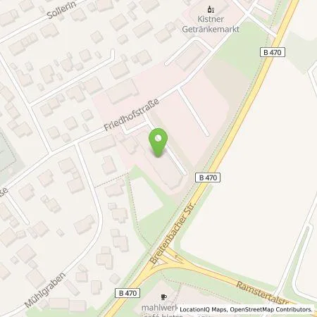 Standortübersicht der Tankstelle Johannes Lange in 91320 Ebermannstadt