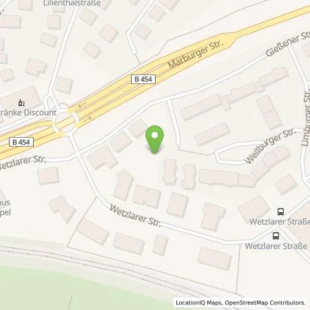 Standortübersicht der Tankstelle Jörg Gutendorf in 35260 Stadtallendorf