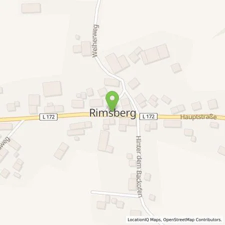 Standortübersicht der Tankstelle Jörg  Jaekel in 55765 Rimsberg