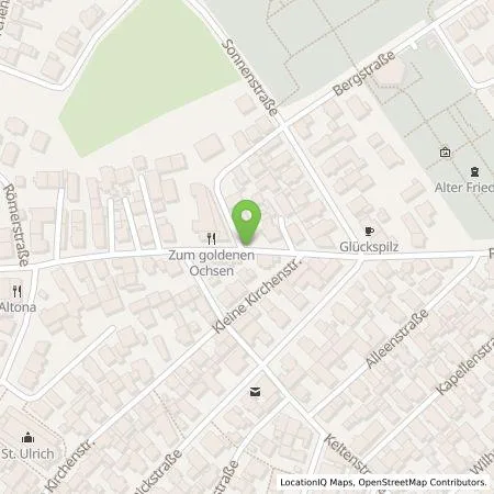 Standortübersicht der Tankstelle Judith Hörger in 76287 Rheinstetten