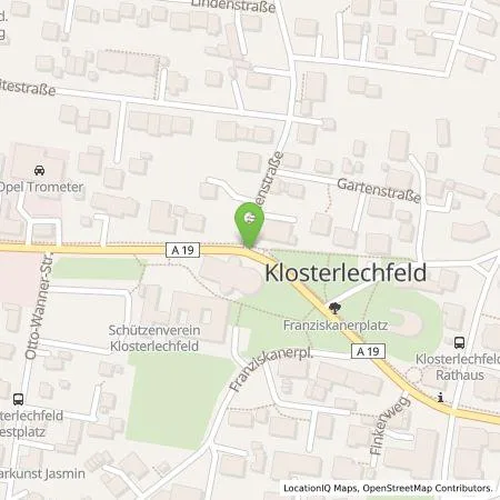 Standortübersicht der Tankstelle Jürgen Olbrich in 86836 Klosterlechfeld