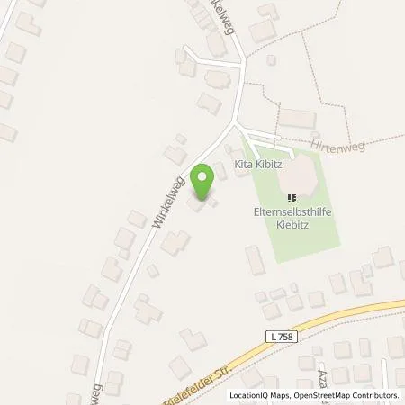 Standortübersicht der Tankstelle Karla Huber in 32758 Detmold